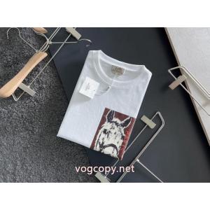 HERMESブランド 品 スーパー コピー热い季節トレンド上品 今年マスト 新作到着半袖Tシャツ