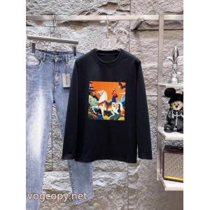素敵  人気セール格安 完売間近ブランド コピー ショップHERMES長袖Tシャツ