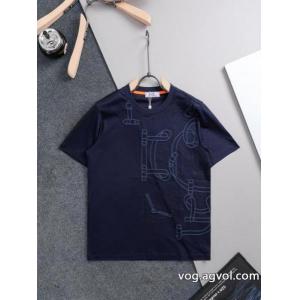 HERMESブランド 偽物 通販2026新作新品 今年流行 高級感ある半袖Tシャツ