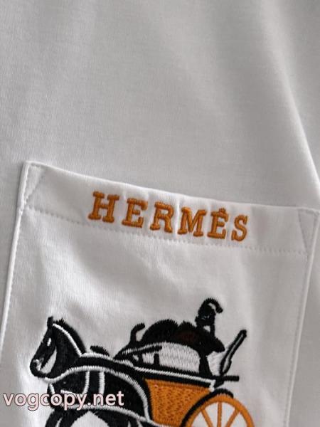 スーパー コピー ブランド半袖Tシャツ今年人気定番 国内即納 ルックスのいいHERMES 5