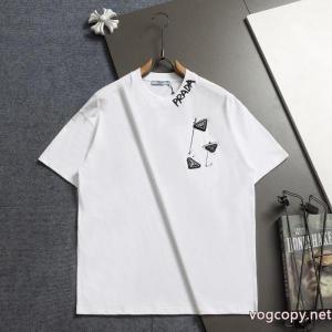 毎日更新 最終セール 根強い人気定番商品PRADAコピー 通販半袖Tシャツ