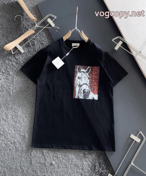 HERMESブランド 品 スーパー コピー热い季節トレンド上品 今年マスト 新作到着半袖Tシャツ 3
