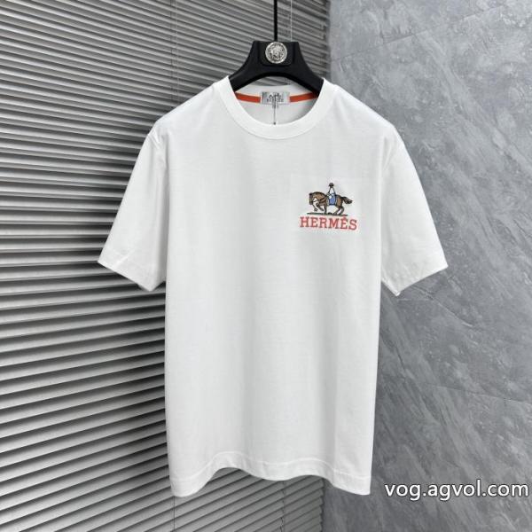 限定SALE 鮮度が手に入る 人気名品半袖TシャツHERMESスーパー コピー 販売 0 
